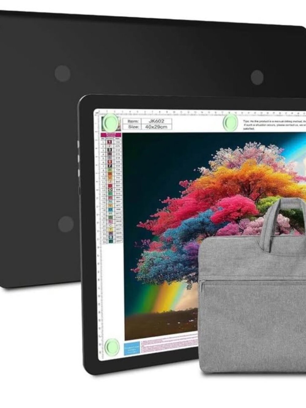 Rechargeable A3 Light Pad with Carry Bag, Magnetic LED Light Board